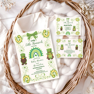 Carte D'accompagnement Joli Petit Shamrock Diapper Raffle