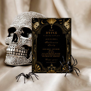 Invitation Fête d'Halloween au Clown Élégant