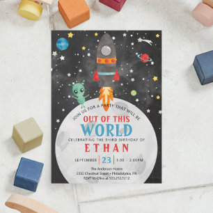 Invitation à l'anniversaire de l'espace extra-atmo