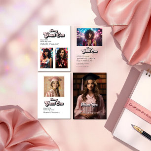 Invitation Trendy Dans Mon Grad Era Graduation Party