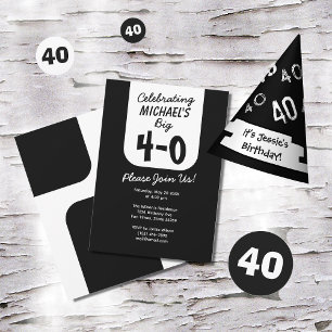 40e verjaardag Confetti