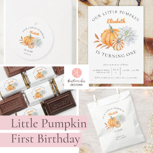 Papier Budget Notre petit Citrouille 1er anniversaire aut