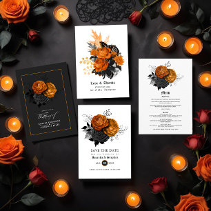 Save The Date Mariage gothique vintage