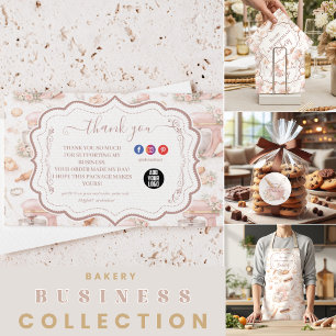 Tablier Entreprise de Boulangerie Pâtisserie Vintage Blush