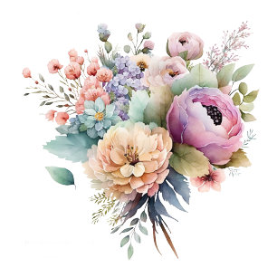 Invitation Boho Spring Pastel Peony Floral Wedding shower