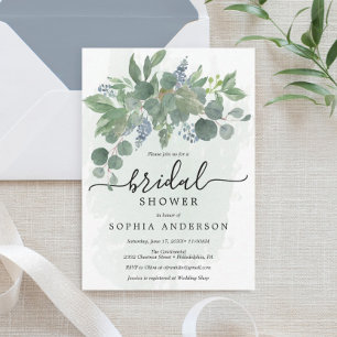 Invitations de mariage tout-en-un Eucalyptus