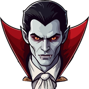 T-shirt Dracula Vampire Halloween Tee 🎃 👻