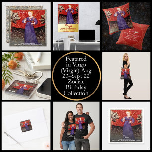 Invitation Symbole Virgin Zodiac fête d'anniversaire