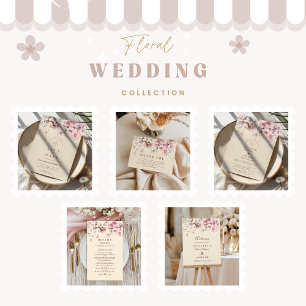 Save The Date Mariage Romantique Floraison Printanière