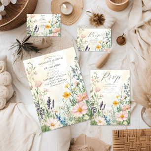 Save The Date Mariage Champêtre Moderne