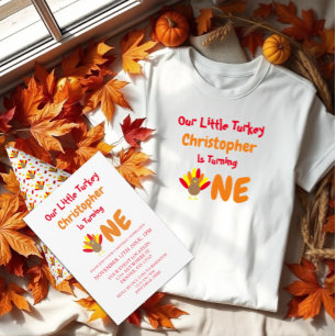Invitation Little Turkey 1er anniversaire