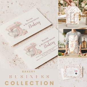 Autocollant Pour Fenêtre Entreprise de Boulangerie Pâtisserie Rose Élégante