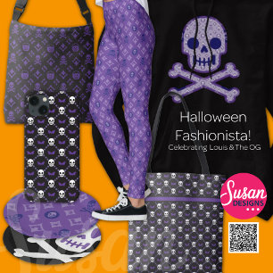 Linge De Cuisine Designer Halloween, Louis V ORANGE !