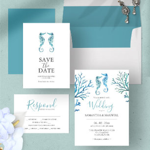 Mariage sur la plage Magnet Réservez la date