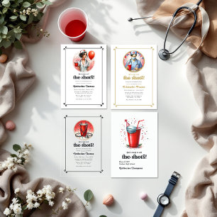 Invitations En Acrylique "Appelez les chaussures" Soins infirmiers