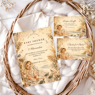 Serviette En Papier Élégante Baby Shower Bohème de Plage