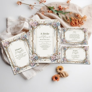 Een kleine wilde bloem meisje Baby shower I Papieren Bordje