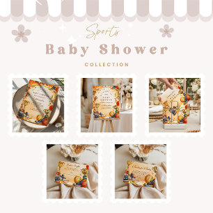 Invitation Baby Shower Basket-ball Toute Étoile