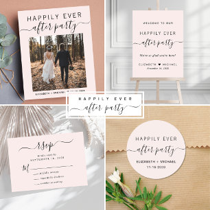 Sticker Rond Heureusement Jamais Après La Réception De Mariage 