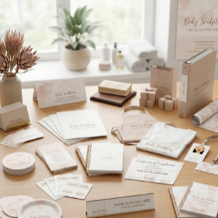 Carte De Visite Visitenkarte für Body Sculpting Konturierung Spa