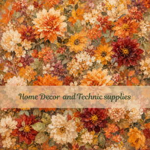 Coussin décoration de maison romantique automnale rustique