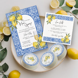 Invitation Ils Ont Trouvé Principal Squeeze Lemon & Tile Fian