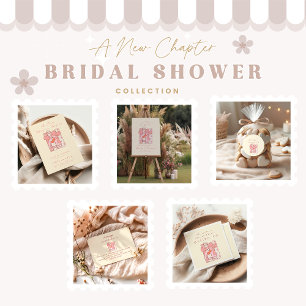 Serviette En Papier Un nouveau chapitre commence cerise arc rose nupti