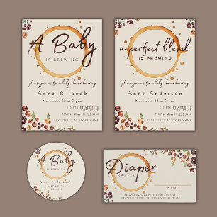 Cartes à Baby shower à thème