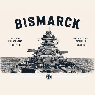 T-shirt Battleship Bismarck