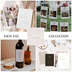 Monogramme vintage   Programme Ornate Boho Wedding
