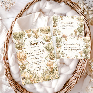 Carte D'accompagnement Tirage au sort de couches Enchanted Little Pumpkin