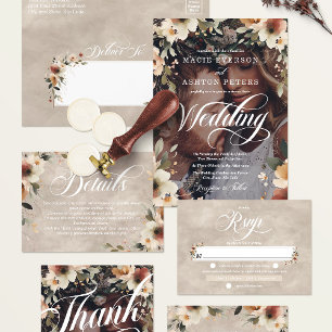 Banderoles Rustique Cottagecore Sage Vert Mariage Bienvenue