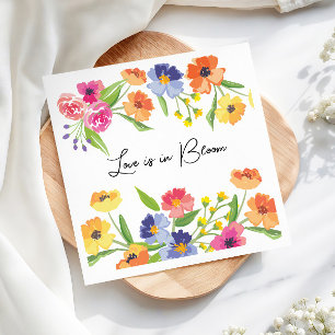 Invitation Jardin rose orangé, Fête des mariées vive