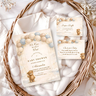 Carte D'accompagnement Tirage au sort de couche pour bébé Bearly Wait