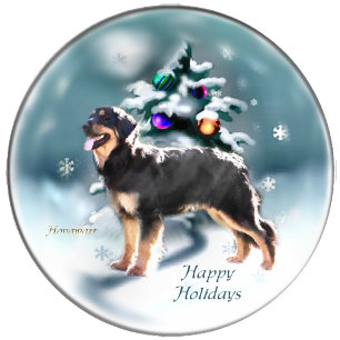 Hovawart kerstcadeautjes feestdagen kaart