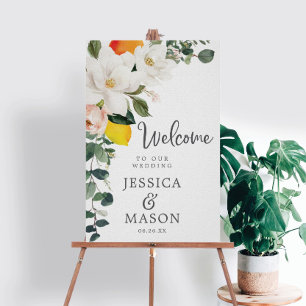 Magnolia Citrus Faire-part de mariage