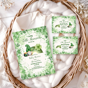 Carte D'accompagnement Lucky Little Shamrock Baby showers Livres pour béb