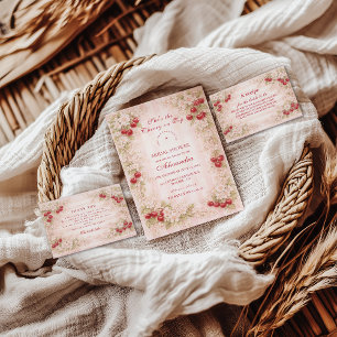 Serviette En Papier Douce Élégance Florale de Cerisier pour Baby Showe