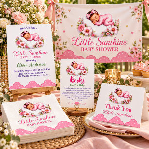 Ballotins Cadeau élégant pour fête de bébé fille endormie