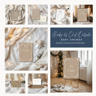 Carte de jeu Winter Coquette Taupe Price is Right