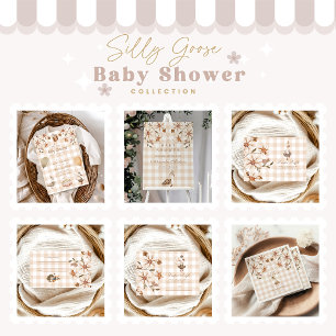 Serviette En Papier Un Baby shower idiot d'oie