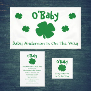 Invitation O'Baby St Patrick's Day Baby shower