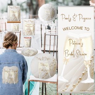 Perles et Prosecco Moderne Élégante Bridesmaid