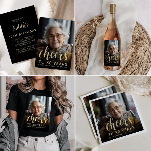 80e verjaardag Party Foto Proost Servet