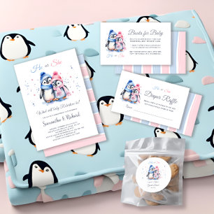 Carte De Remerciements Cute Penguin Winter Animal Genre Revevela Party