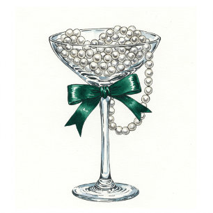 Affiche de bienvenue Fête des mariées Pearl et Bow