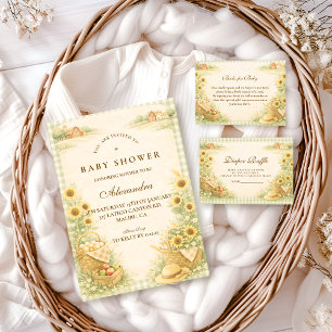 Carte D'accompagnement Tirage au sort de couche vintage Farm Storybook