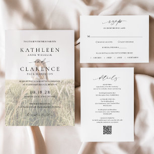 Cartons Réponse Mariage classique classique classique simple et mi