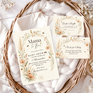 Serviette En Papier Mama To Bee Fête de Naissance Botanique