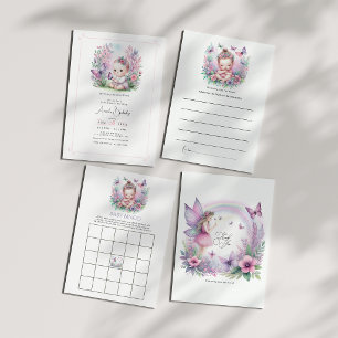 Invitation Jardin enchanté Baby shower d'amour Fbattage